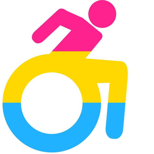 Pansexual LGBT pride disabled